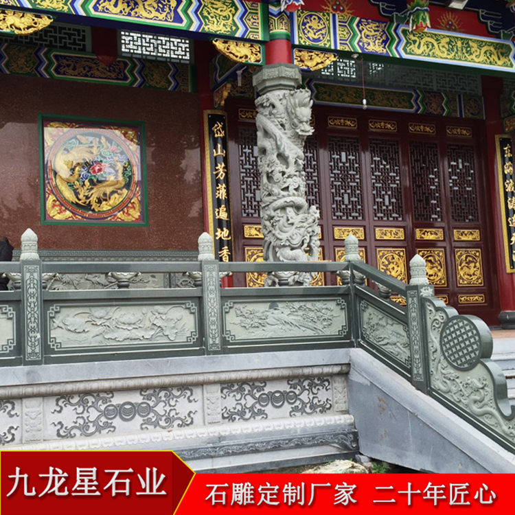 雕刻石欄桿價格 石欄桿定做多少錢一米