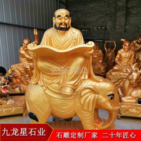 一套石雕十八羅漢?緬甸