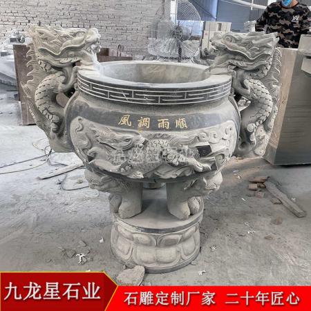 四川青石雕香爐?廣東佛山