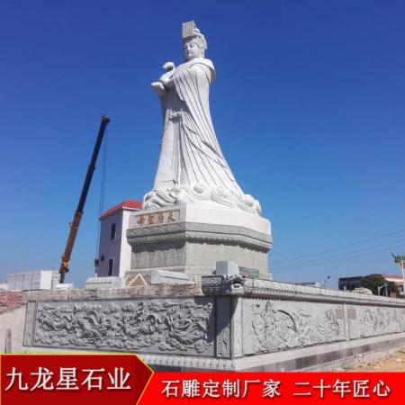 石刻千里眼順風耳 媽祖神話故事浮雕?廣東陸豐（客戶追加）