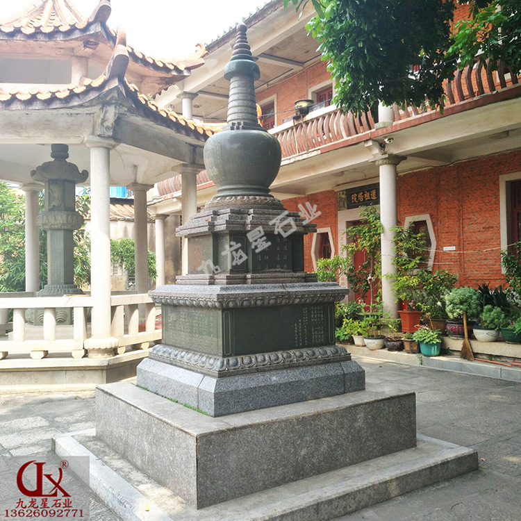 寺院石塔圖片 佛教石雕經幢的寓意