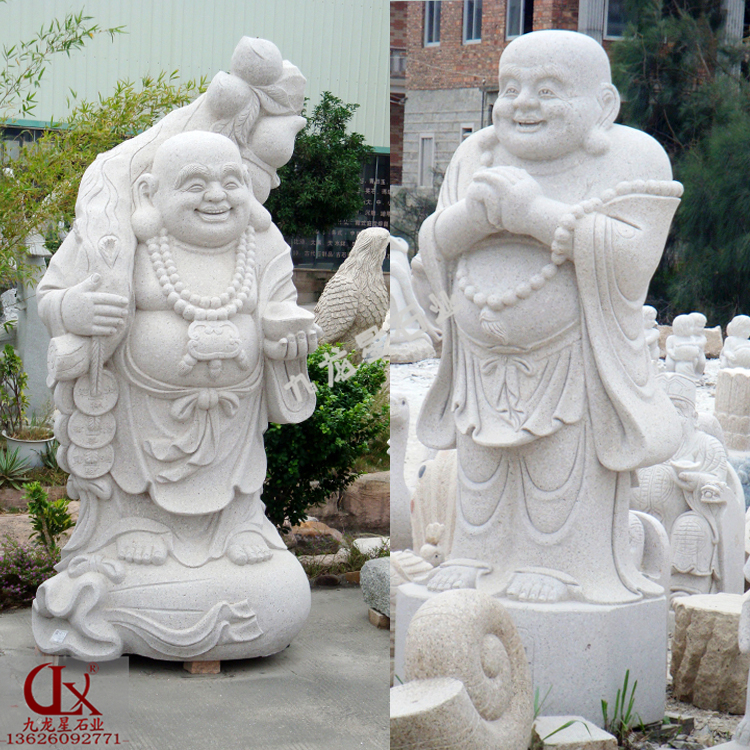 石雕大肚彌勒佛雕刻圖片的一些常見款式
