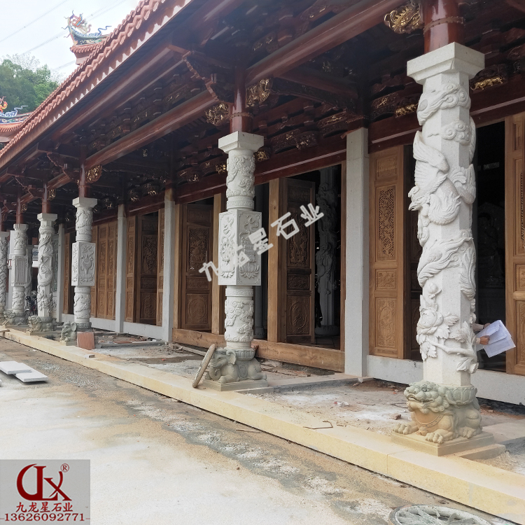 哪里有做石雕龍柱 寺廟龍柱廠家哪家好