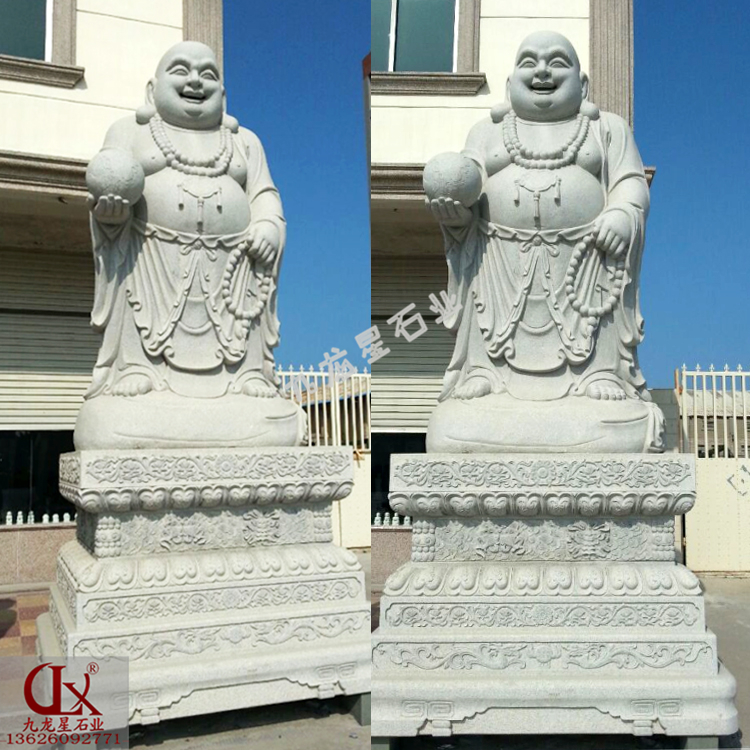 石雕大肚彌勒佛圖片雕刻工藝