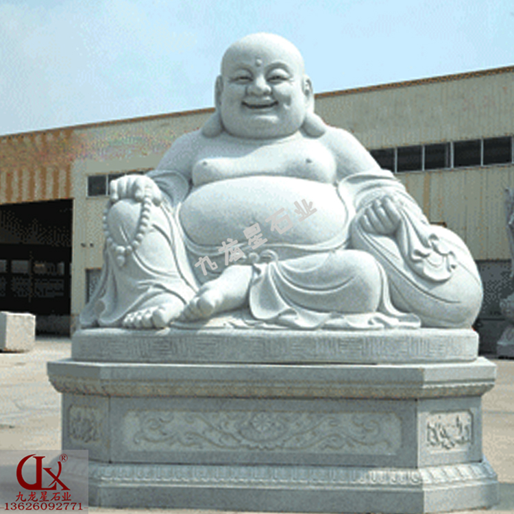 石雕大肚彌勒佛圖片雕刻工藝