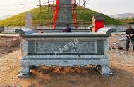 鄭州姜氏墓園?青石石雕供桌、石雕石碑等